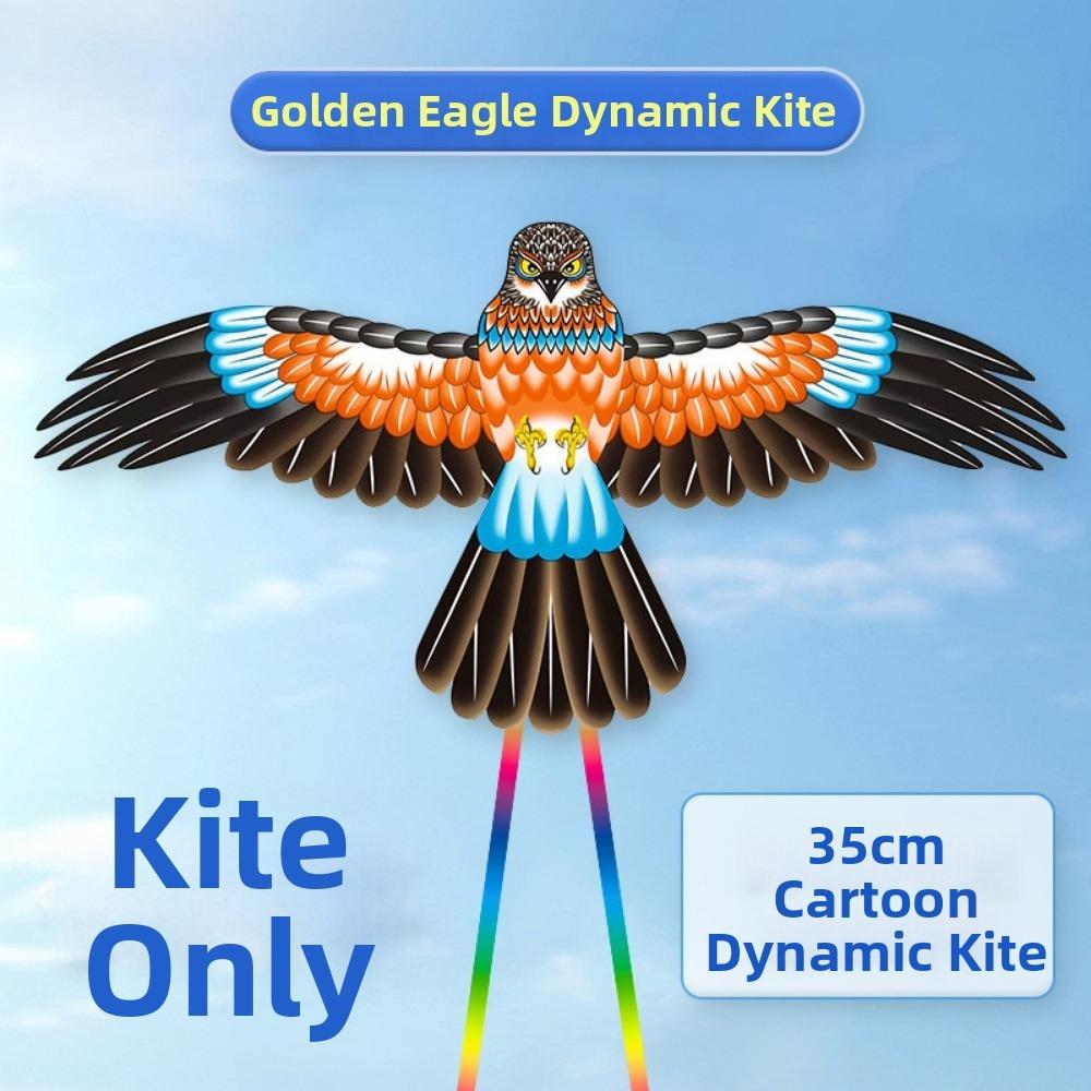 35cm Plastic Eagle Kite DIY Toy Flying Bird Kites New Large Eagle Kites Garden Outdoor Sports