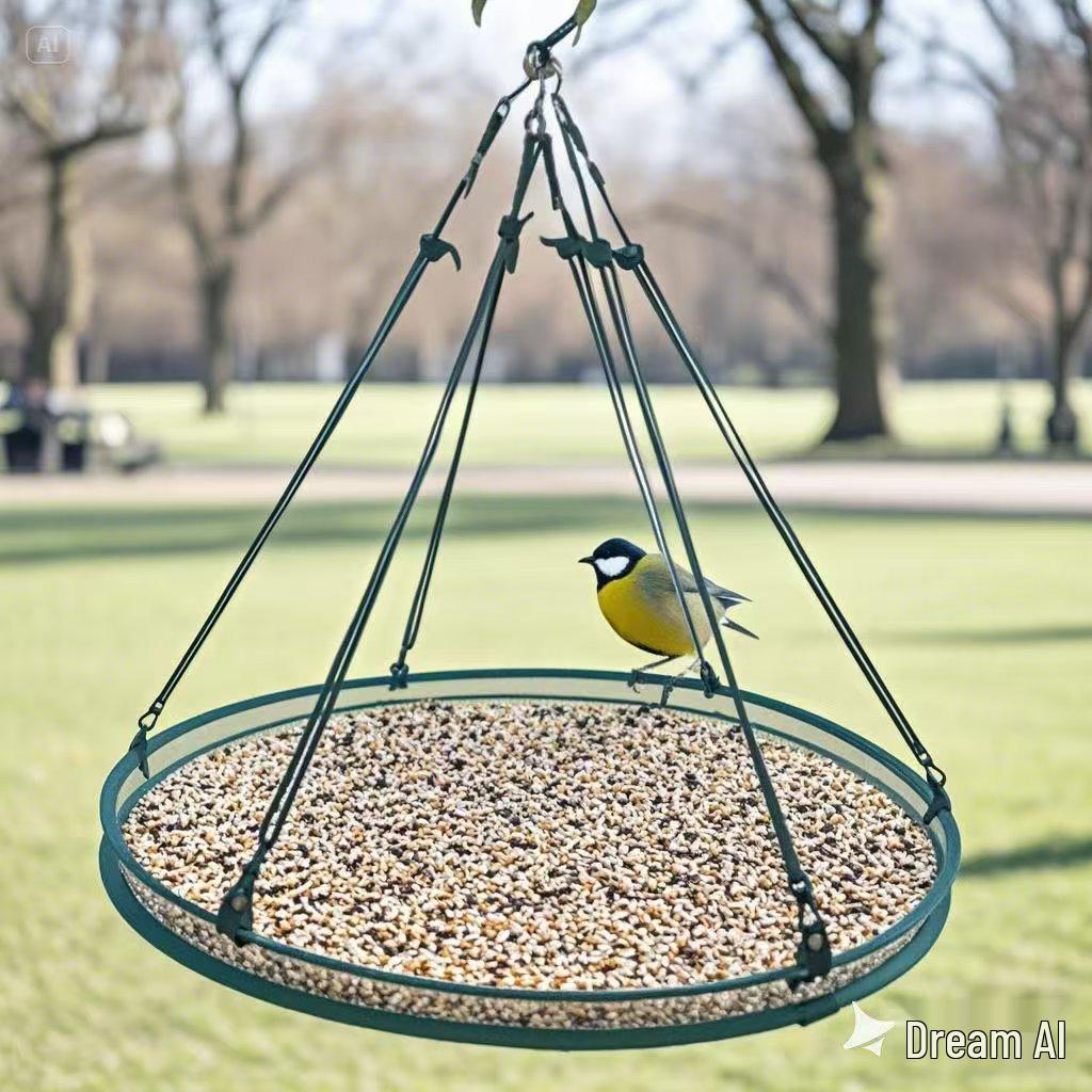 Mangiatoia per uccelli da appendere da giardino - Popolare accessorio per l'alimentazione degli uccelli transfrontaliero