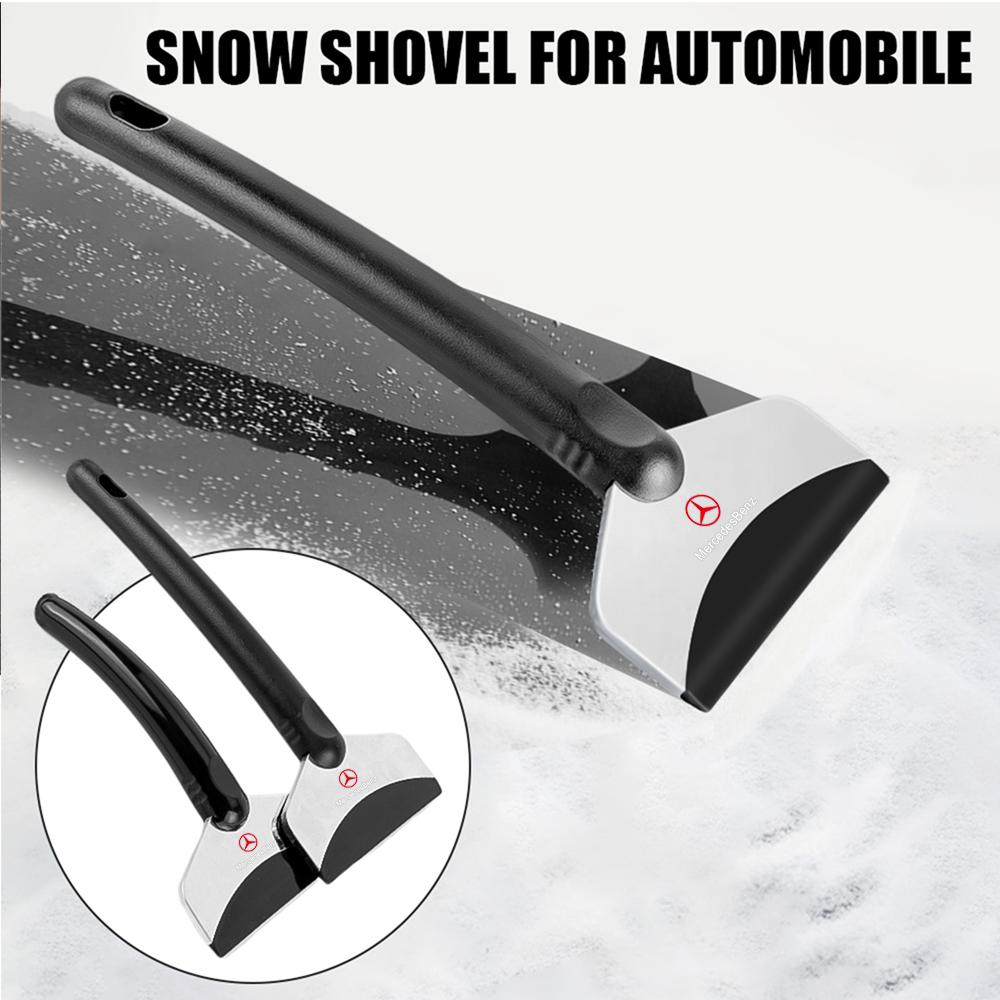 Car Cleaning Shovel Snow Brush Glass Ice Scrapers Tool Accessories For Mercedes Benz W204 W124 W201 W212 W220 W205 GLA CLA AMG