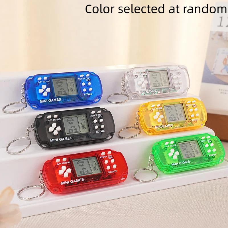 Mini Retro Handheld Game Player Built In Classic Games Portable Keychain Design Ideal For Kids Gifts Travel Leisure