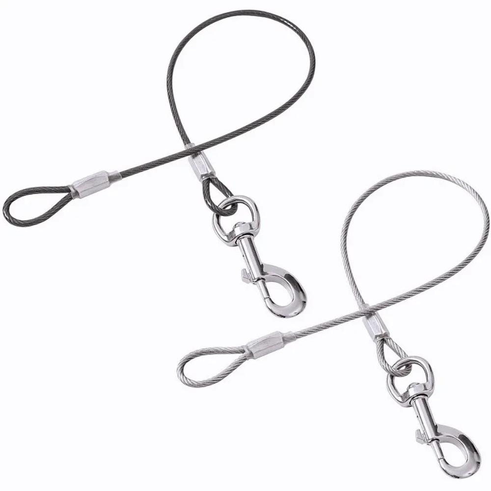 Dog Leash Extend Rope Dogs Leashes Chew Proof Extend Leash for Dog Walking Stainless Steel Dogs Chain Traction Rope Pet Chain