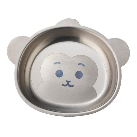 Children Meal Tray Cartoon Stainless Steel Dinner Plate Animal Shape Rust-Proof Shatter-Proof Dinnerware