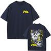 Hot Anime Jojo Bizarre Adventure Joseph Joestar Caesar Anthonio Zeppeli Graphic Tshirt Unisex Fashion Cartoon Short Sleeve T Shirt
