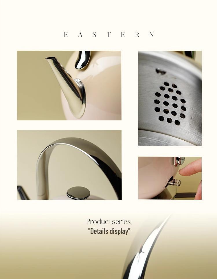 Ji Yan 2025 High-Value 304 Stainless Steel Electric Tea Kettle