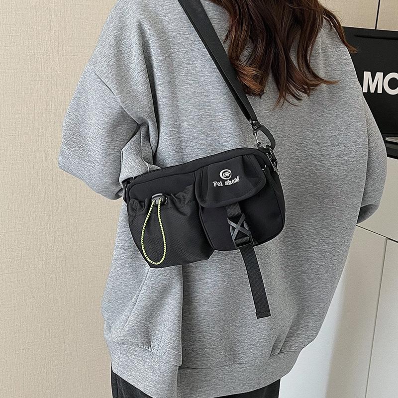 2025 Trendy Men's & Women's Multi-Pocket Oxford Cloth Crossbody Bag - Versatile, Lightweight, and Sporty Messenger Style