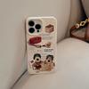Retro ins phone case for dogs suitable for iPhone 17 Pro Max, iPhone 15, iPhone 13, matte, anti-drop, soft for iPhone 16, iPhone X