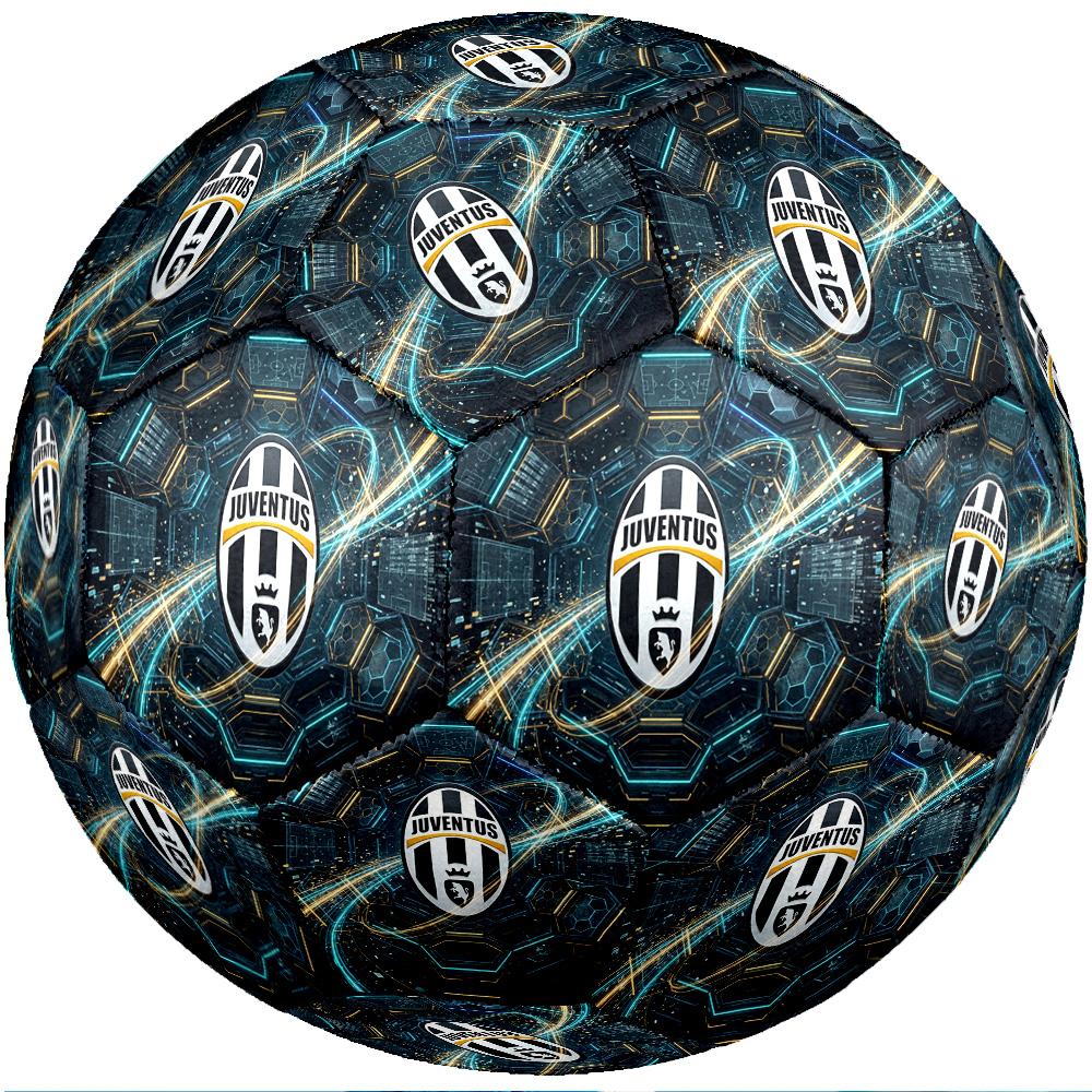 Juventus FC Theme Soccer Ball Size 5 Soccer Ball Soft Touch Professional Training Football for Outdoor Sports