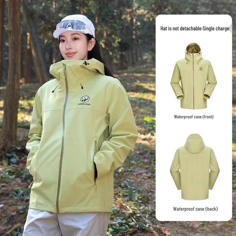 Camel Unisex Outdoor 3-Proof Windbreaker Jacket