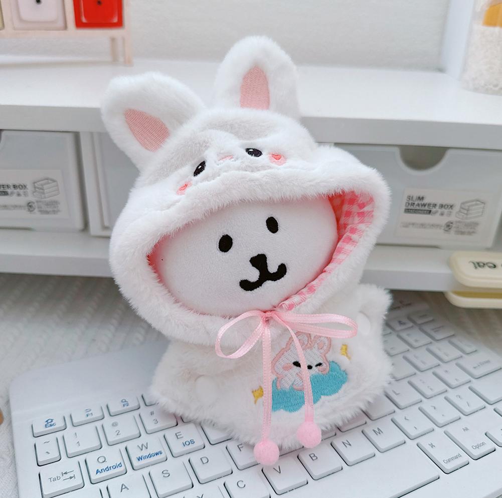 For 17cm Labubu Doll Clothes Fashion Clothes Cloak Doll Clothes Color Match Shawl Dolls Accessories Cute Decoration Little Clothes