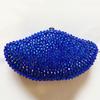 Dumpling Shape Evening Purses WHTUOHENG Bling Diamond Bridal Clutches Women Little Crystal Purse Sparkling Lady Party Handbang