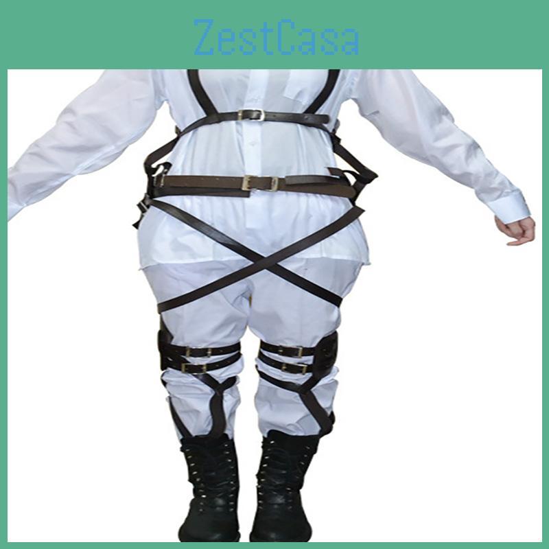 Hoogwaardige Attack on Titan Shingeki No Kyojin harnasriem voor stijlvolle cosplay