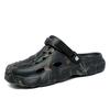 Fashion Summer Men Hole Shoes Sandals Light EVA Men's Casual Shoes Clogs Lovers Home Garden Outdoor Male Beach Flat Slippers