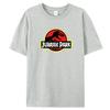 Jurassic Park T-shirt Men's 100% Cotton Printed T-shirt Casual Funny Top Jurassic World T-shirt Short Sleeve Cool T-shirt