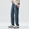 Men's 2026 Summer Elastic Wide Leg Denim Jeans – Casual, Simple, Trendy, Versatile
