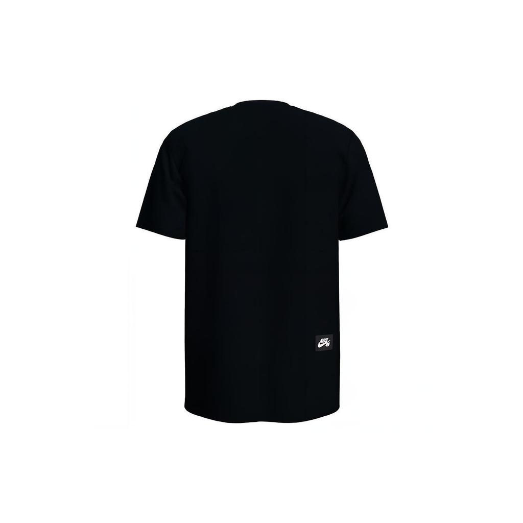 Nike T Shirts Men's Black Crew Neck Moderate Straight Fit CU0313-010