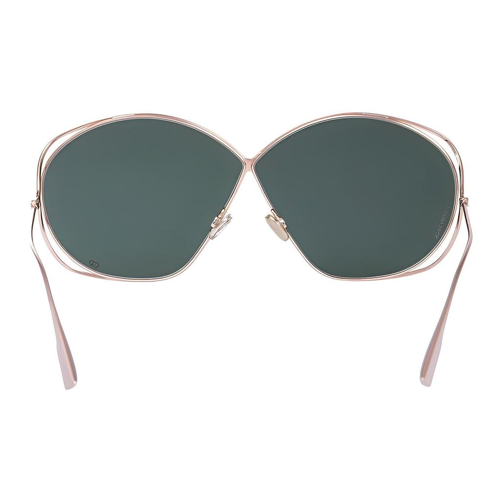 Dior Vintage Fashion Versatile Alloy Frame Irregular Shape Sunglasses Women sunglasses Dark-Green DIORSTELLAIRE2-200869DD868O7