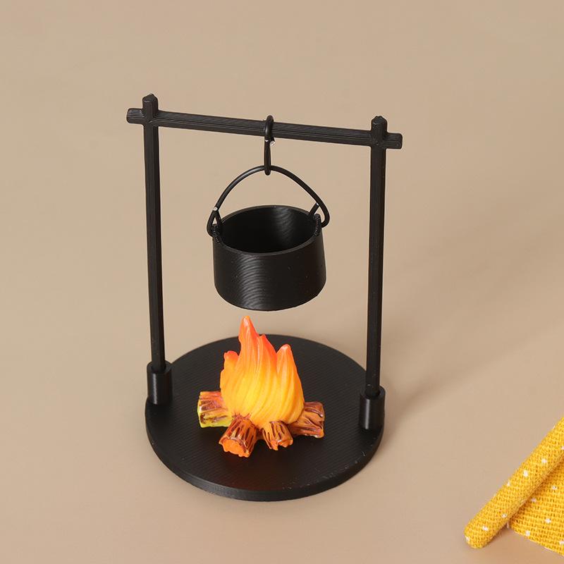 Dollhouse Miniature Camping Tent Toy for OB11 Outdoor Picnic Scene and Photography Props