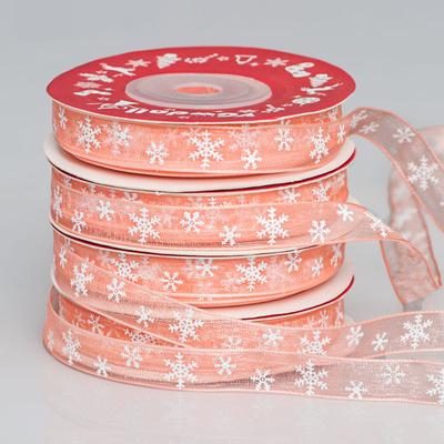 1cm Christmas Day Transparent Yarn Handmade Diy Gift Flower Package Decorative Ribbon Ribbon Bow DIY Flower Handmade
