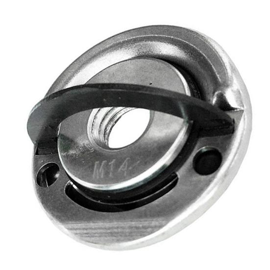 Winkelschleifer Flansch Sicherungsmutter Gewinde Winkelschleifer Flanschmutter Schnellwechsel Tragbare Sicherungsplatte Spannfuttermutter Ersatzteil