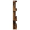 Wall Mounted Shelving Unit Brown 100 x 20 x 126 cm Engineered Wood