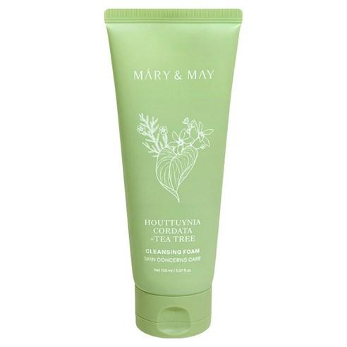 MARY&MAY Houttuynia Cordata & Tea Tree Pore Cleansing Foam Deep Cleansing & Sebum Care 150ml