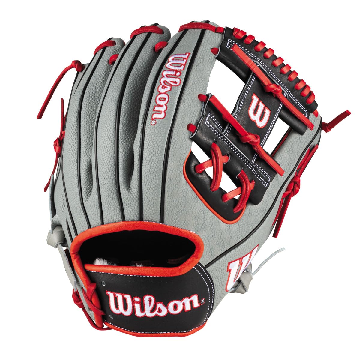 

Wilson Baseball Glove The Wannabe Hero DUAL Model 86 Back and Back Windows for Easy SS (Softball) Infielder s Glove, (Narrow Grip), WBW101557,