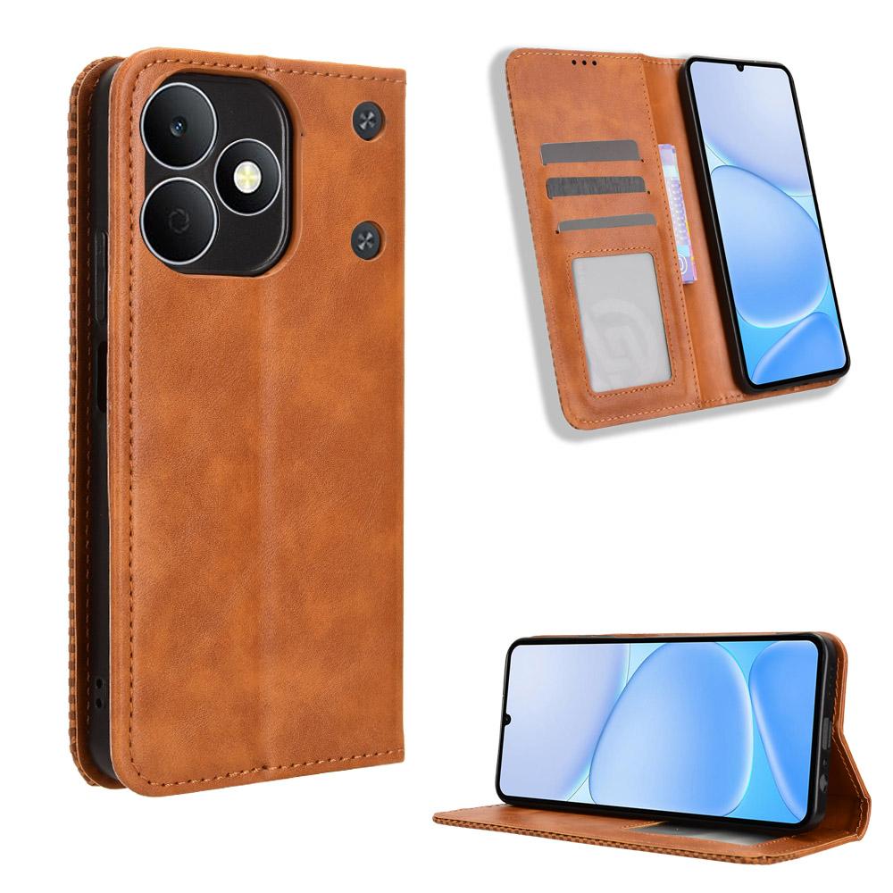 Flip Cover Compatible for Realme Note 80 PU Leather Phone Case Full-Body Protection with [RFID Blocking]
