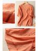 2024 Women's Casual V-Neck Slimming Solid Color Loose T-Shirt