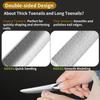 Xiaomi Curved Nail File Toenail File for Thick Toenails Double Sided Metal Nail File Stainless Steels Toe Nail Files for Thick Nails