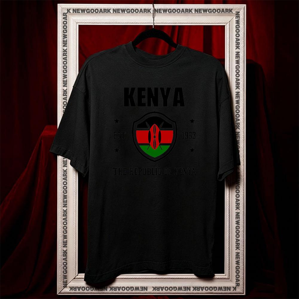 

Republic of Kenya tshirt Women Unisex summer cotton graphic t shirts Adult streetwear tops tee Oneck Comfortable S