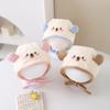 Cartoon Bear Baby Hat Autumn Winter Warm Cotton Infant Ear Protection Cap Solid Color Windproof Toddler Beanies Hat Bonnet