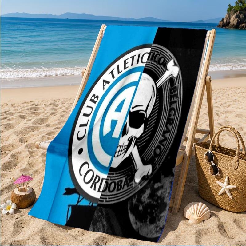 Atletico Belgrano Crest Beach Towel, Quick-drying, Easy to Care for, Suitable for Both Fitness and Beach Vacations,Sports Essential
