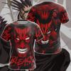 Bleach Kenpachi Zaraki Anime Manga 3D potisk Tričko Pánské Dámské Módní Krátký Rukáv Topy Trička Pánské Oblečení Chlapecké Tričko Velká Velikost