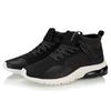 Li Ning Mid top Running Shoes Women's Black White AGCP288-1