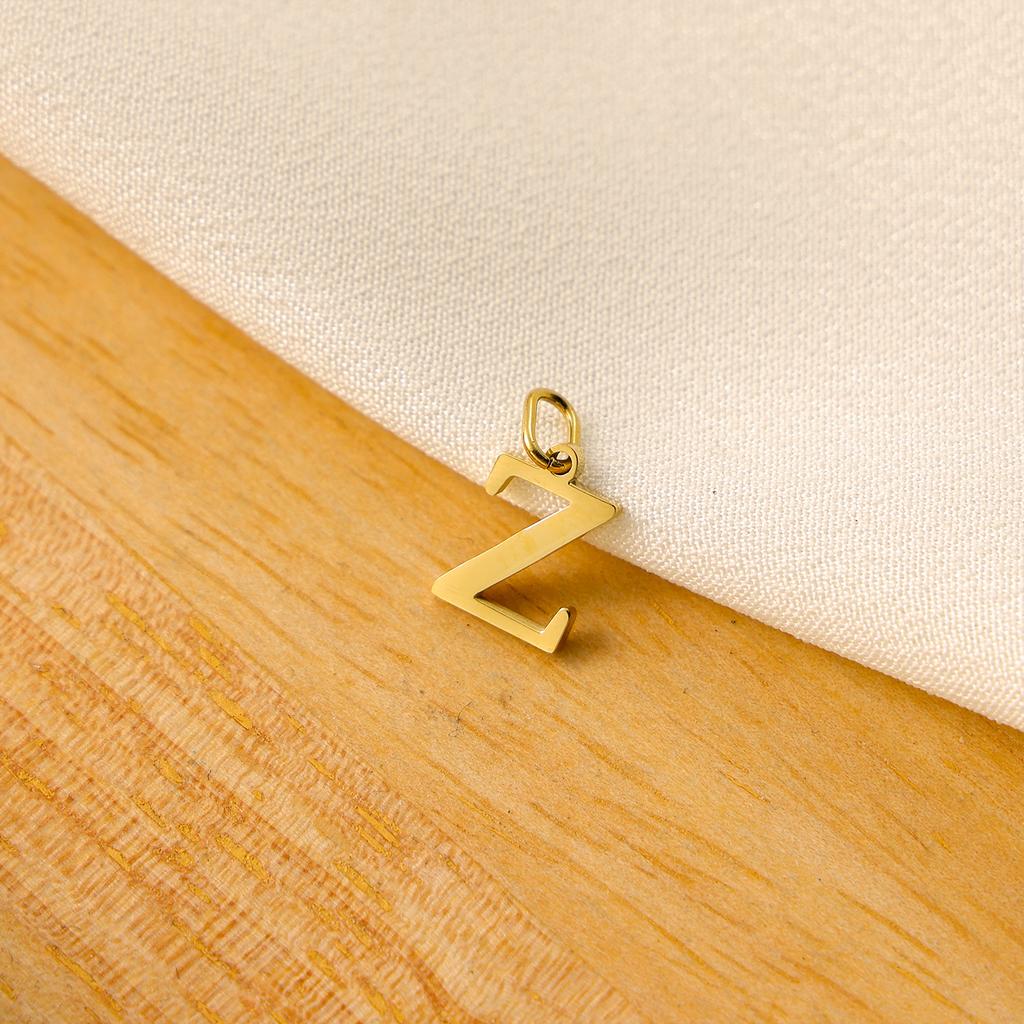 Small Luxury Initial Charm Pendant Set, DIY Letter Necklace Making Supplies, Everyday Wear Accessories for Women