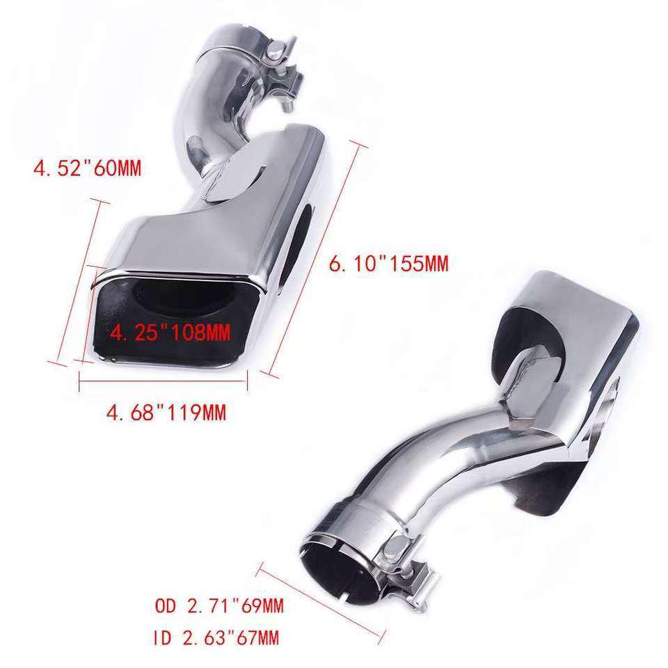 Stainless Steel Exhaust Tailpipe for 10-13 Land Rover Range Rover Sport