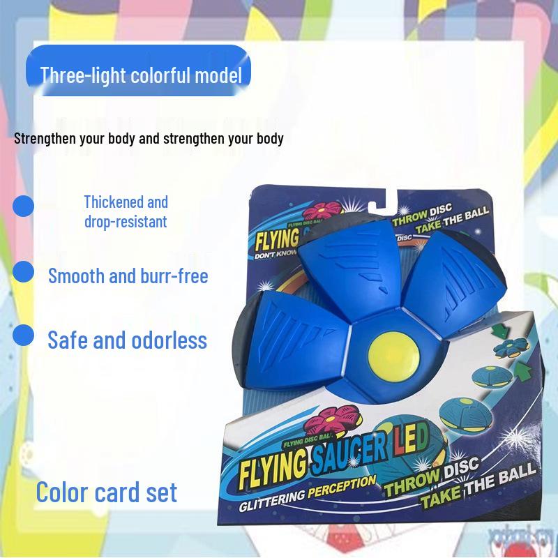 Magical Elastic Flying Saucer Ball - Children's Bouncing Stomp Toy for Outdoor Play