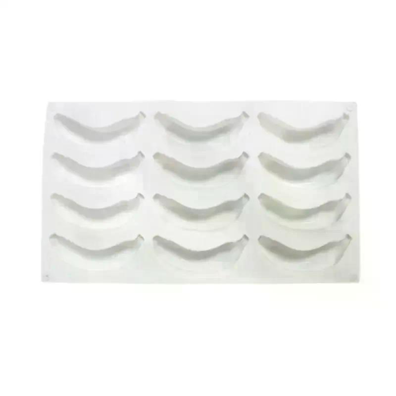 12 Zellen Bananen-Design Lebensmittelqualität Silikon Kuchenformen Frucht Mousse Kuchenform Dessert Backwerkzeuge Küchenbackgeschirr