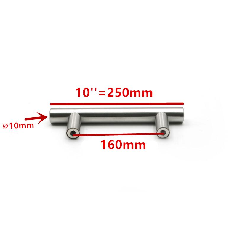 50mm-450mm Stainless Steel Kitchen Door Cabinet T Bar Handle Pull Knob Cabinet Knobs Furniture Handle Cupboard Drawer Handle