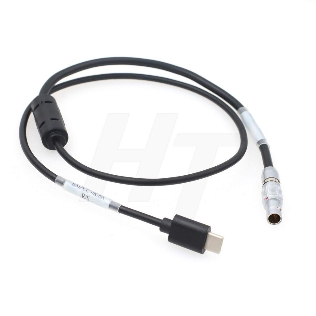 HangTon BMPCC 4K 6K Run Stop Cable to USBC Tilta Motor to BlackMagic Pocket Cinema Nikon Canon 7-Pin Nucleus-M Camera, Z6/Z7, R5/R6