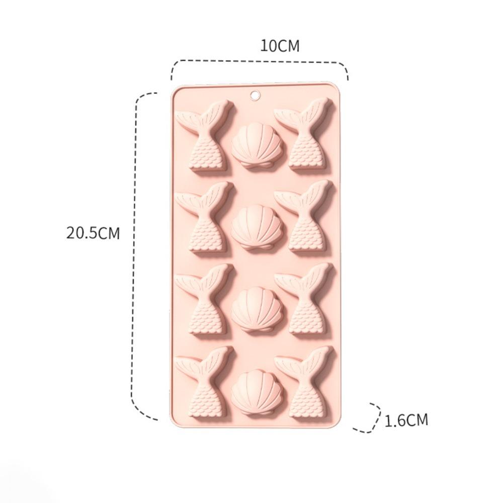 Heat Resistant Dog Bone Mold Flexible DIY  Paw Cookie Mold Premium Dog Biscuits Mold  Pet Birthday Pink Fish