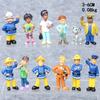 New 12Pcs/Set Fireman Sam Cartoon Anime Fire Fighting Figure Model Pvc Doll Toys Boy Girl Toy For Kids Birthday Xmas Gift