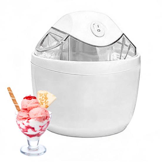 Ice Cream Making Machine Electric One-Touch Ice Cream Maker for Homemade Ice Cream Sorbet Yogurt Easy To Clean Family Dessert Maker Kitchen Essential