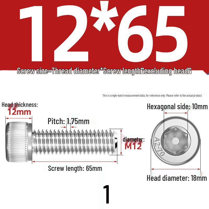 304 Stainless Steel Hex Socket Cap Screw with Extended Thread