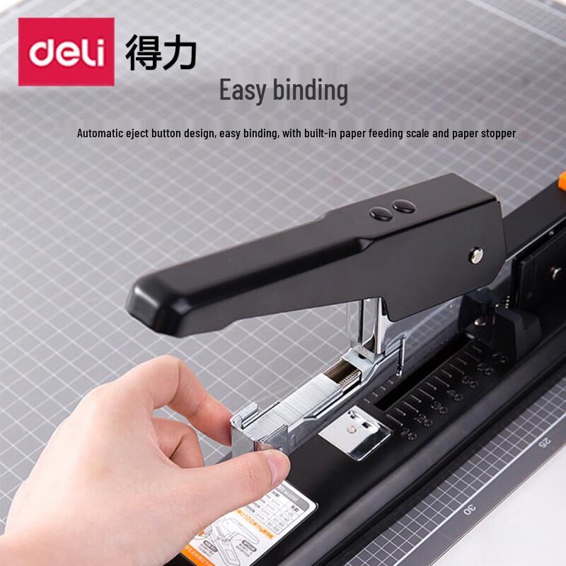 Deli 0399 Heavy-Duty Stapler CN Plug (adapter Included)