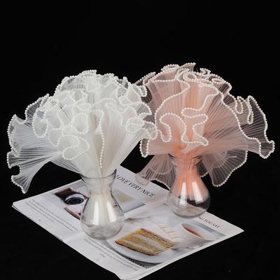 Pearl Wave Gauze Floral Wrapping Paper for DIY Bouquets and Decorative Art