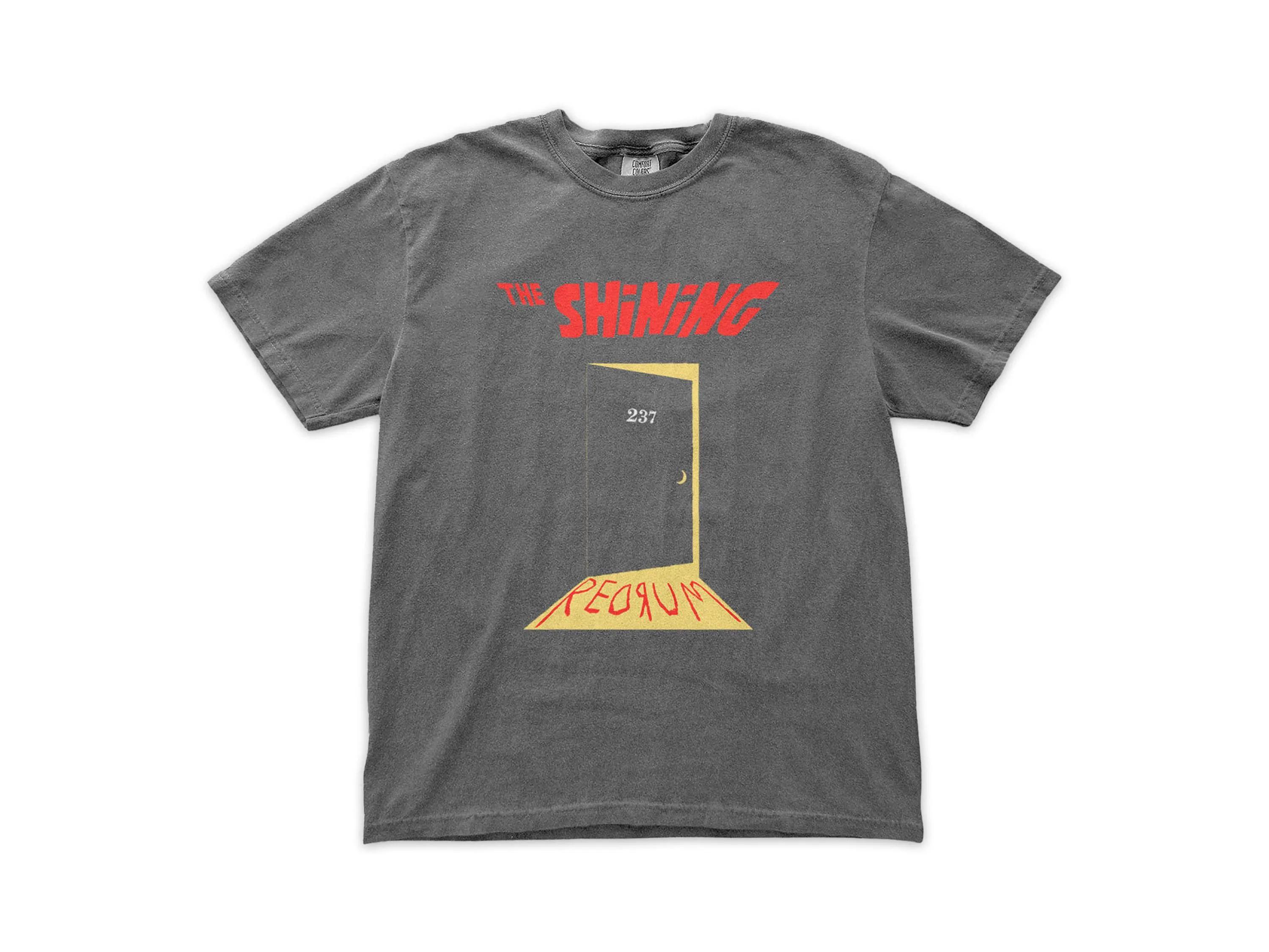 

Summer Men s Pure Cotton Vintage Room 237 Horror T-shirt Casual Stylish Loose and Breathable Suitable for Everyday Wear S разноцветный