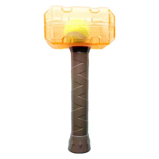 Fetch Games for Medium Dogs Interactive Squeaky Hammer Dog Toy with Built-in Tennis Ball And Large Dogs, Inside Sound Making Puppy Toys, Durable