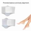 Silicone Feet Foot Arch Support Cushion Shoe Insoles Pads White