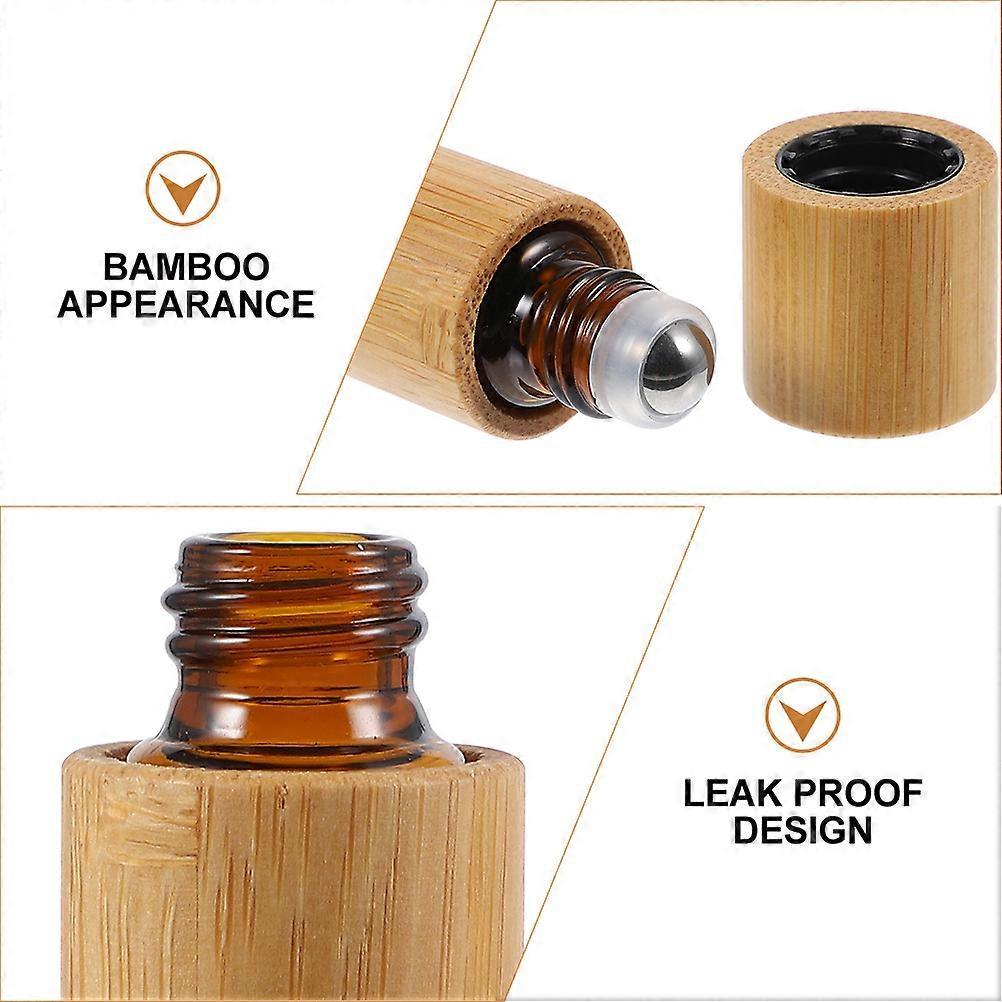 Roll-on Bottles Essential Oil for Storage Use 3Pcs 10ml